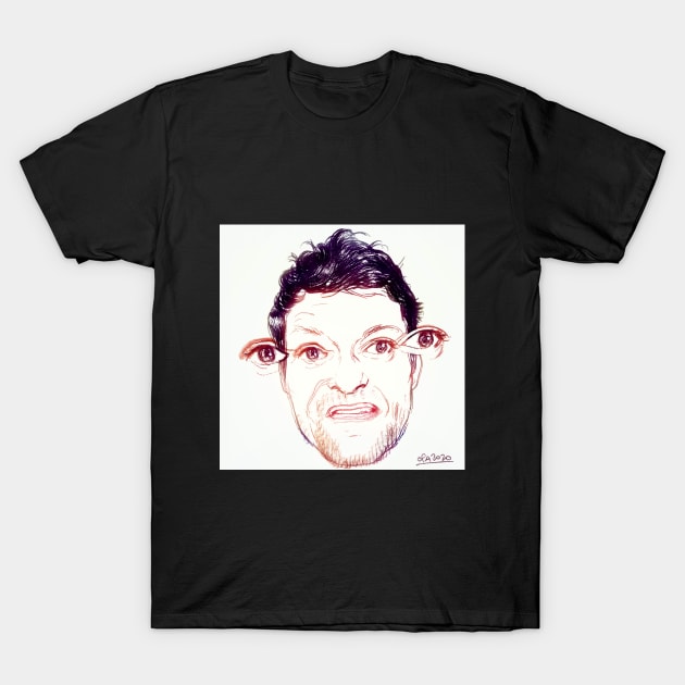 Josh Ruben as Rami Malek by Omar F. Abdullah T-Shirt by Josh's Mindhouse!